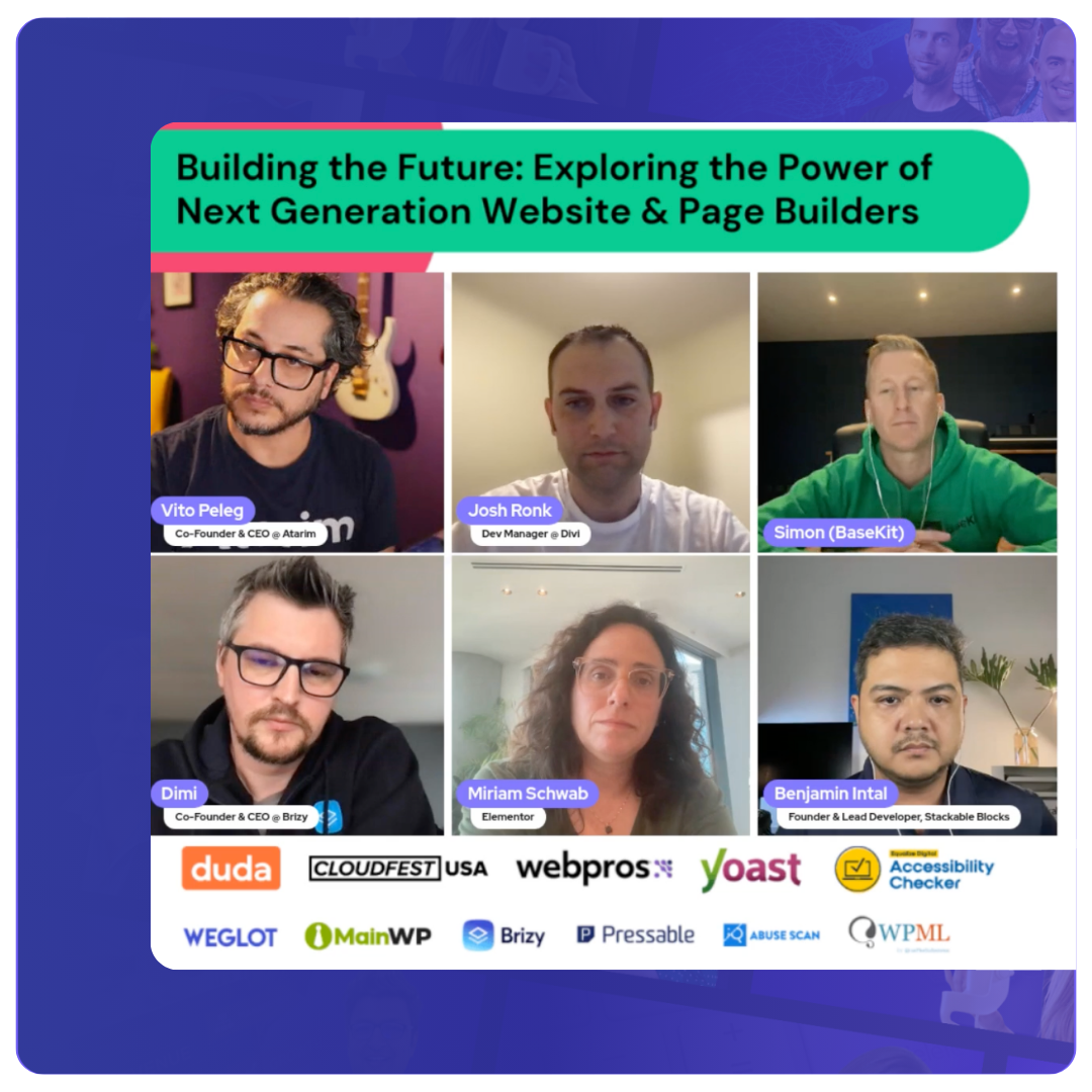 a mockup of a fireside chat