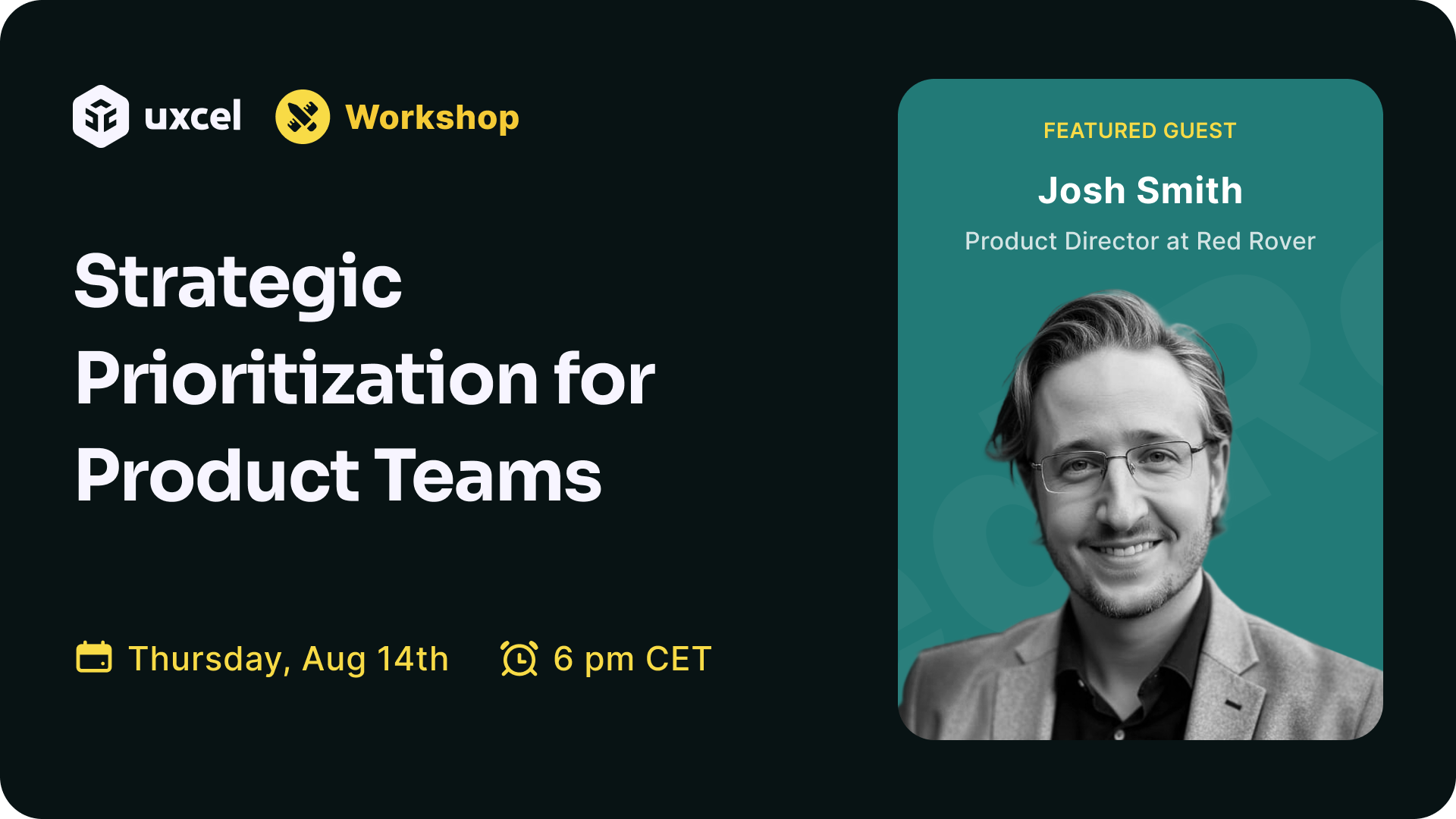 Uxcel workshop on strategic prioritization 