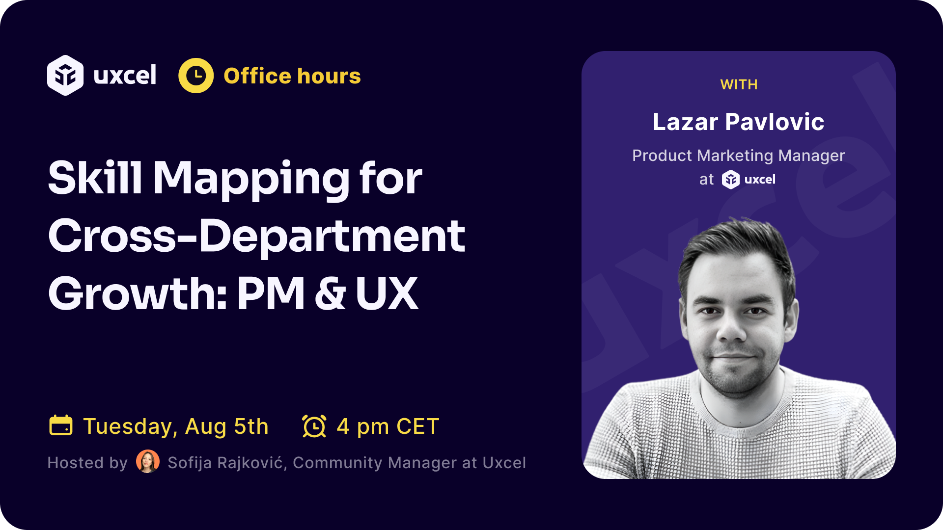 uxcel's august office hours 