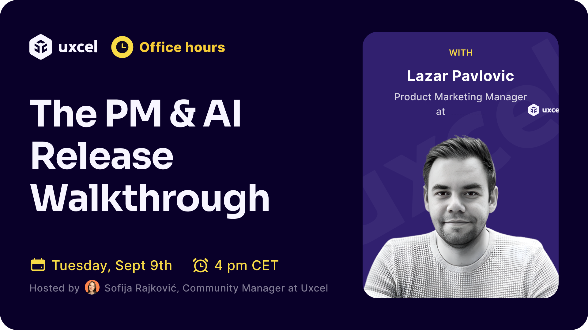 uxcel's september office hours 