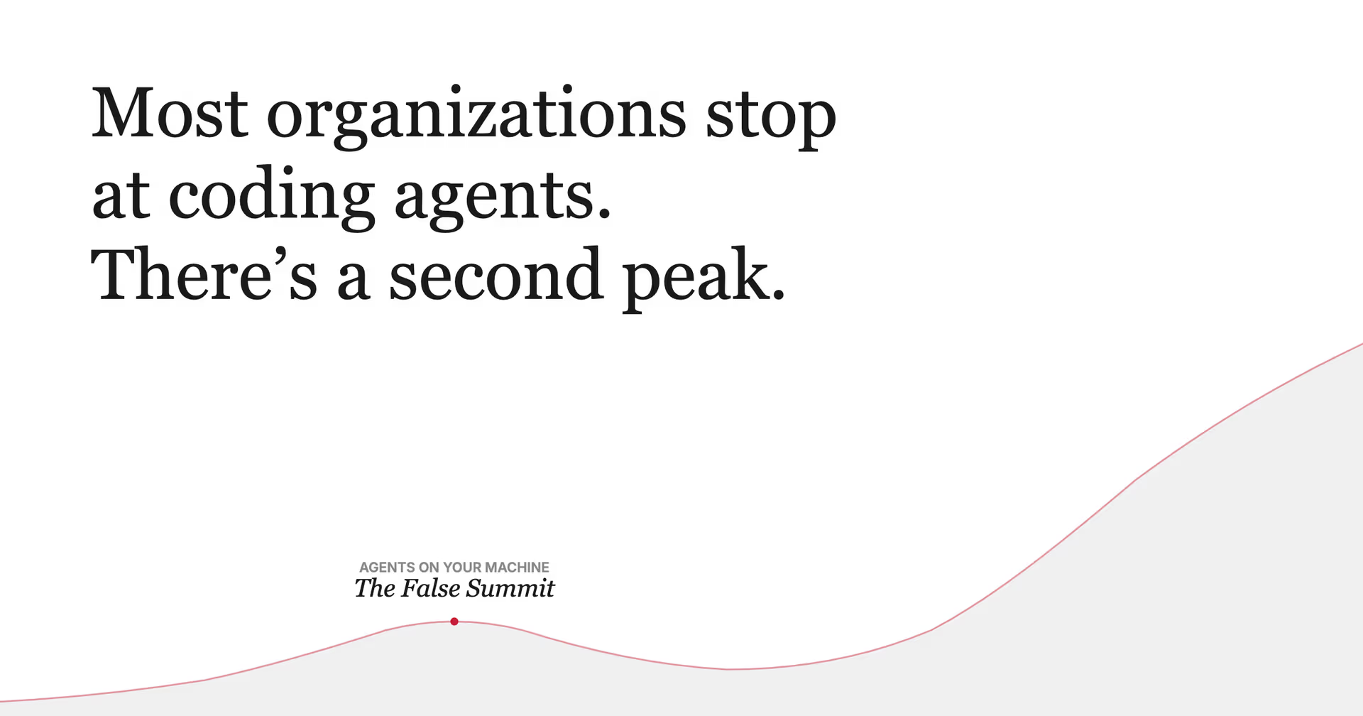 The false summit of background agents
