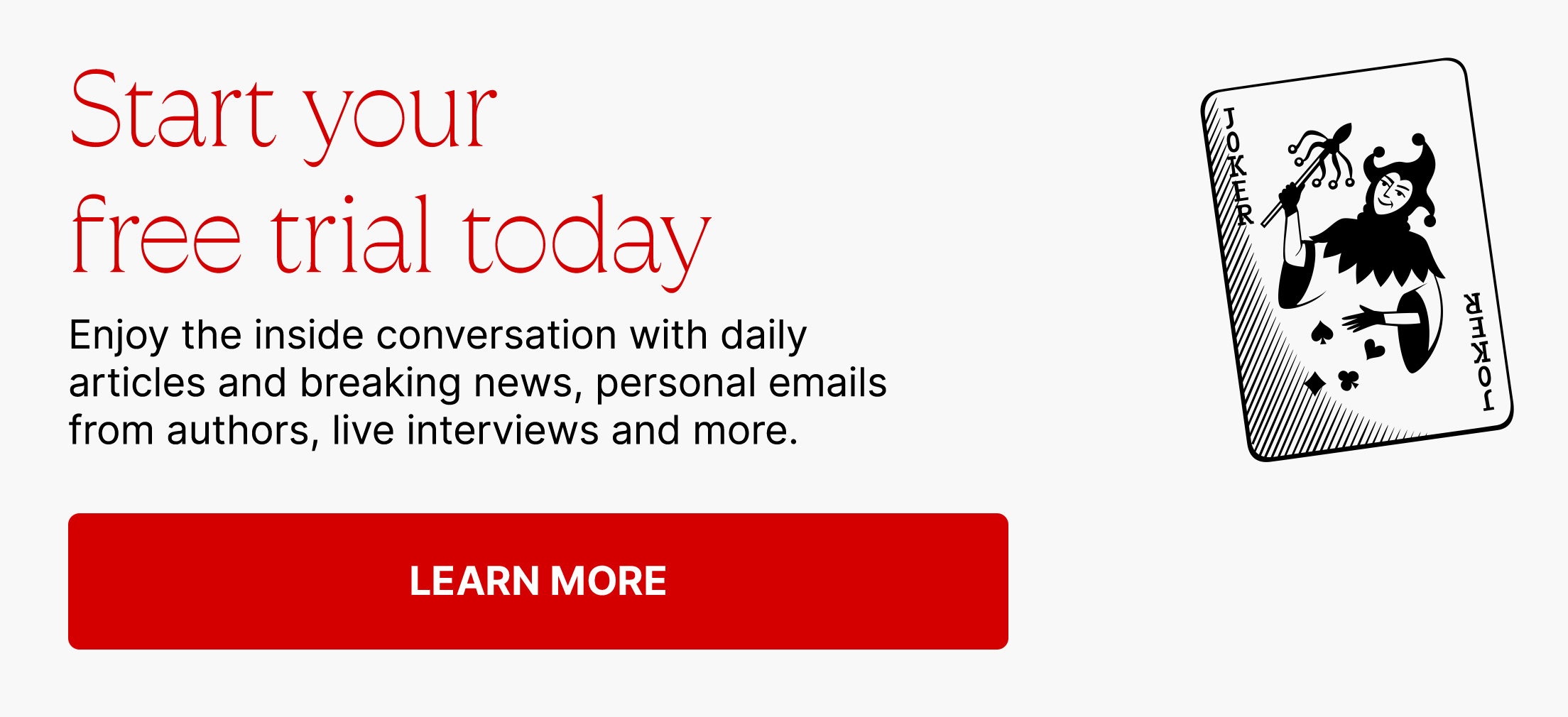 Start your free trial today