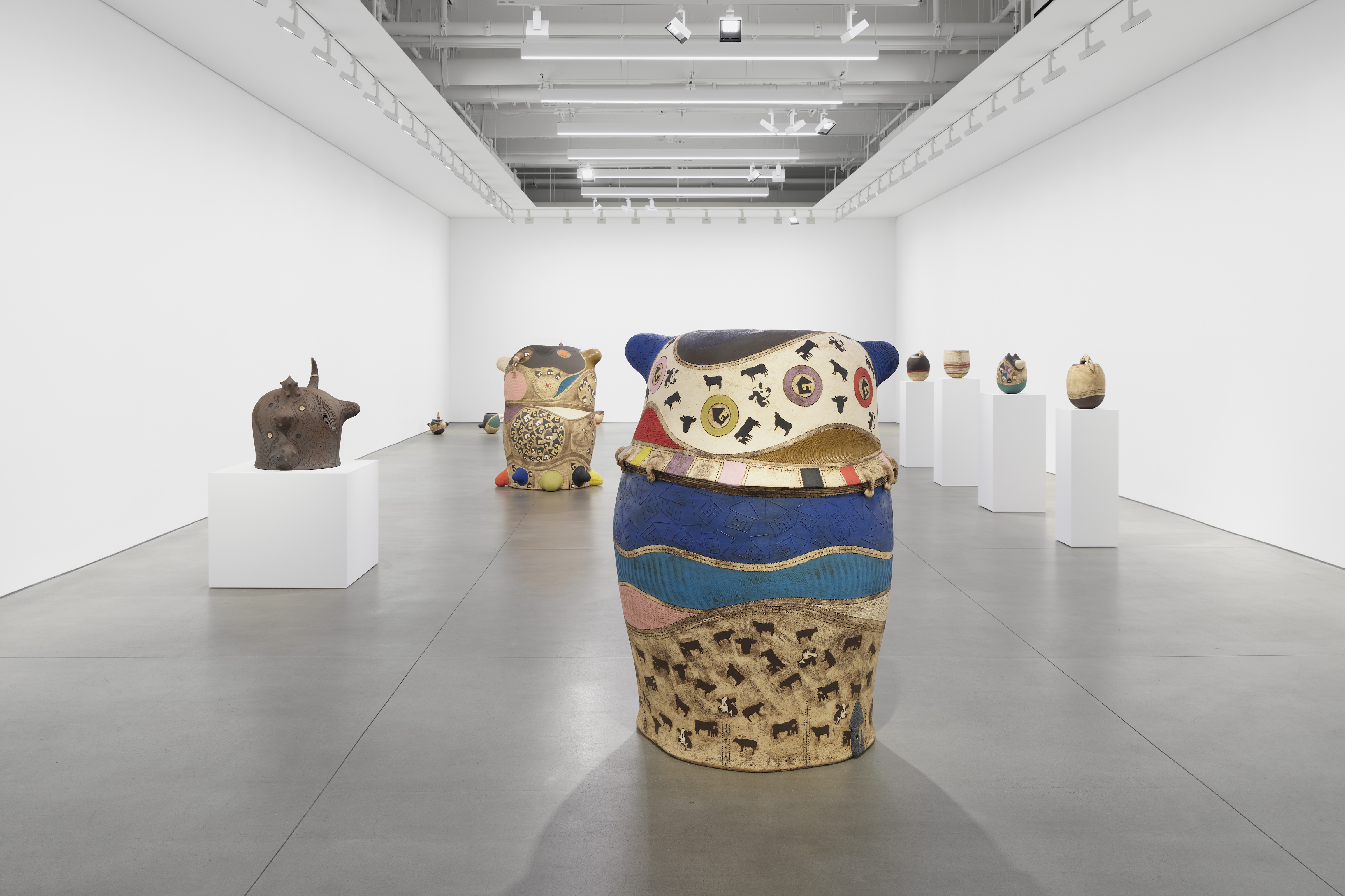 Simphiwe Mbunyuza: UMTHONYAMA, David Kordansky Gallery, New York. Photo: On White Wall Studio, courtesy of David Kordansky Gallery.