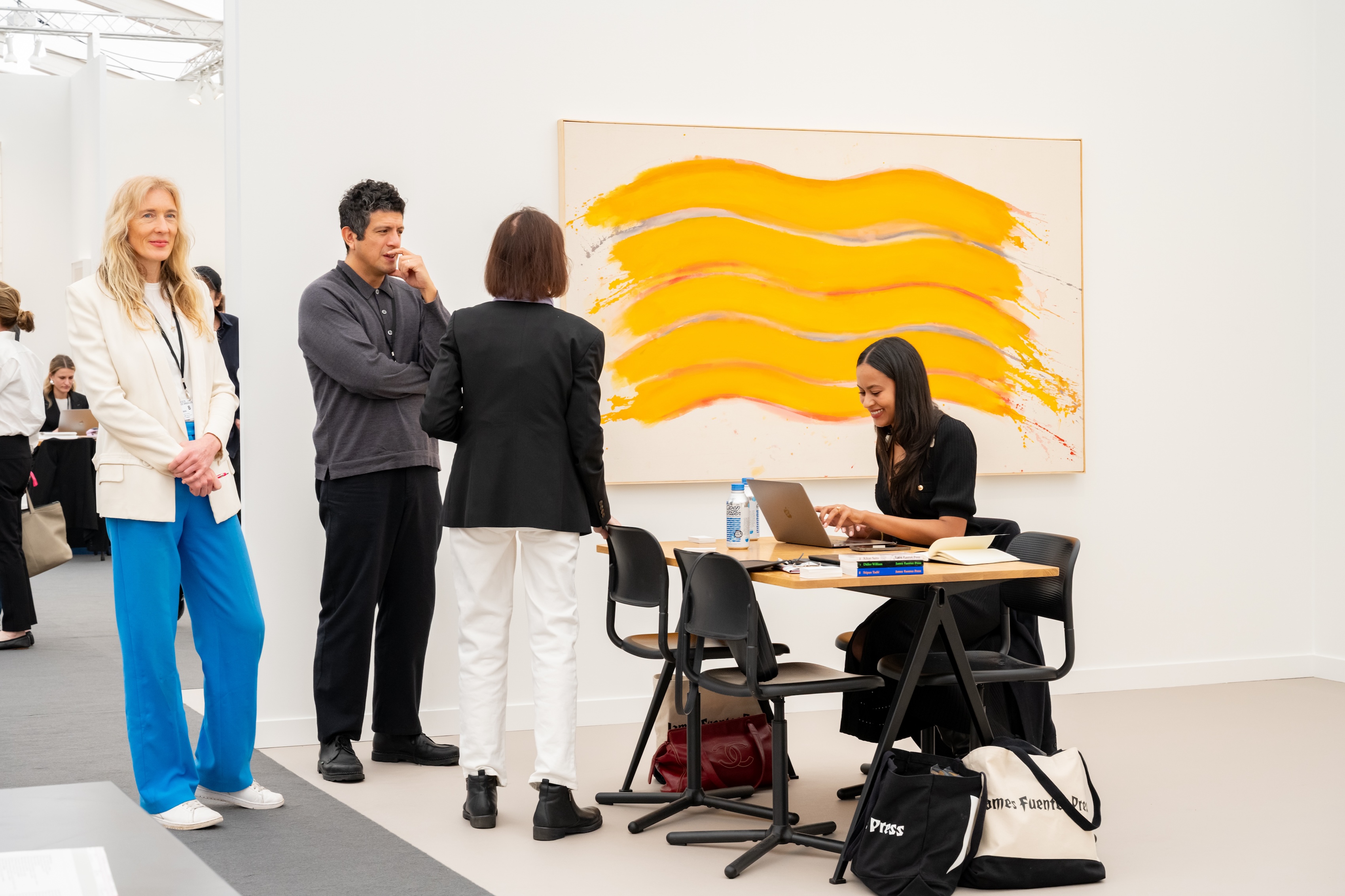 Pat Lipsky at James Fuentes, Frieze Los Angeles, 2025