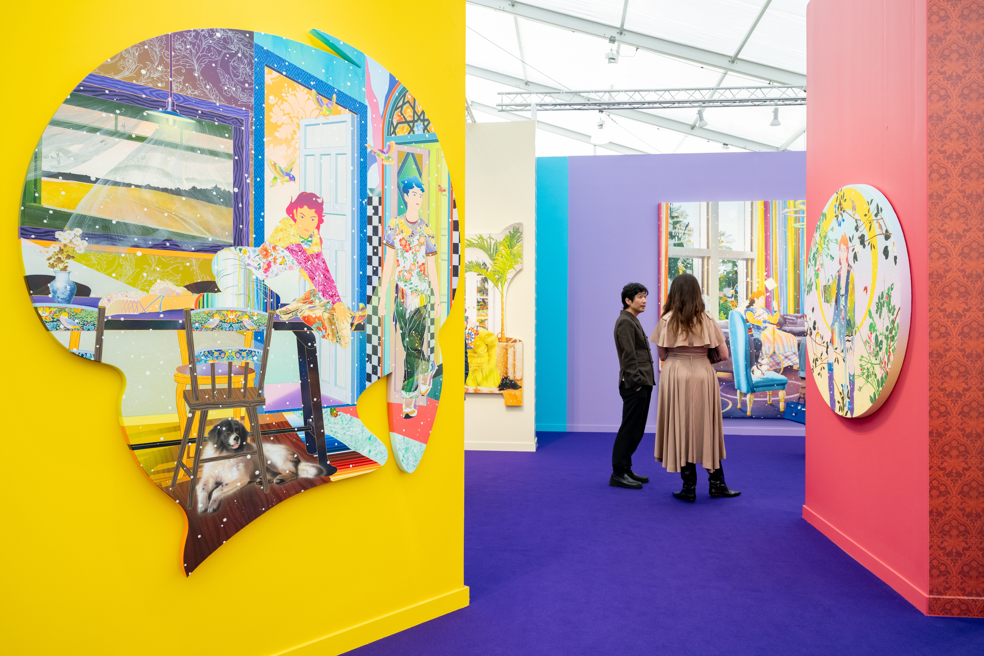 Tomokazu Matsuyama at Almine Rech, Frieze Los Angeles, 2025.