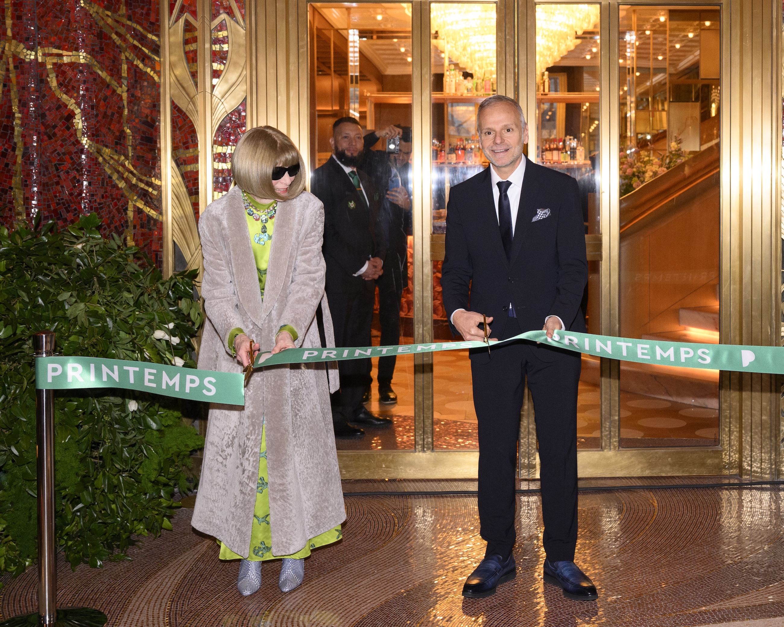 Anna Wintour and Jean-Marc Bellaiche