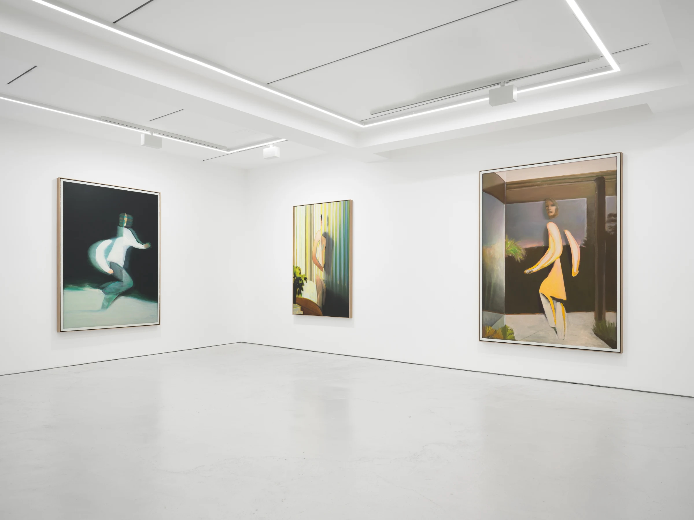 Installation view of Vanishing Point by Jonathan Wateridge at Grimm gallery, London. Photo: Courtesy of Grimm Gallery