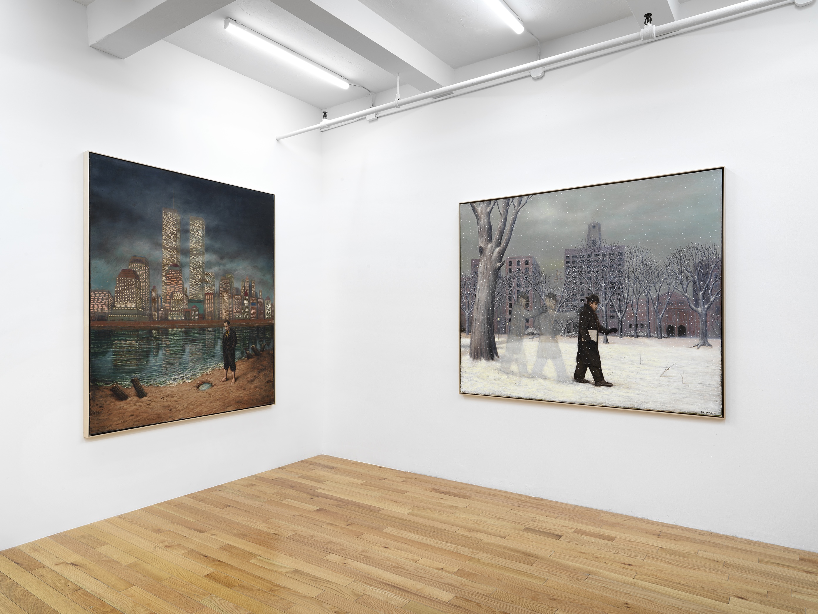 Roberto Márquez, installation view of Contrapasso: New York City, 1989 - 2025, Paul Soto, New York. Photo: Dario Lasagni, courtesy of Paul Soto New York