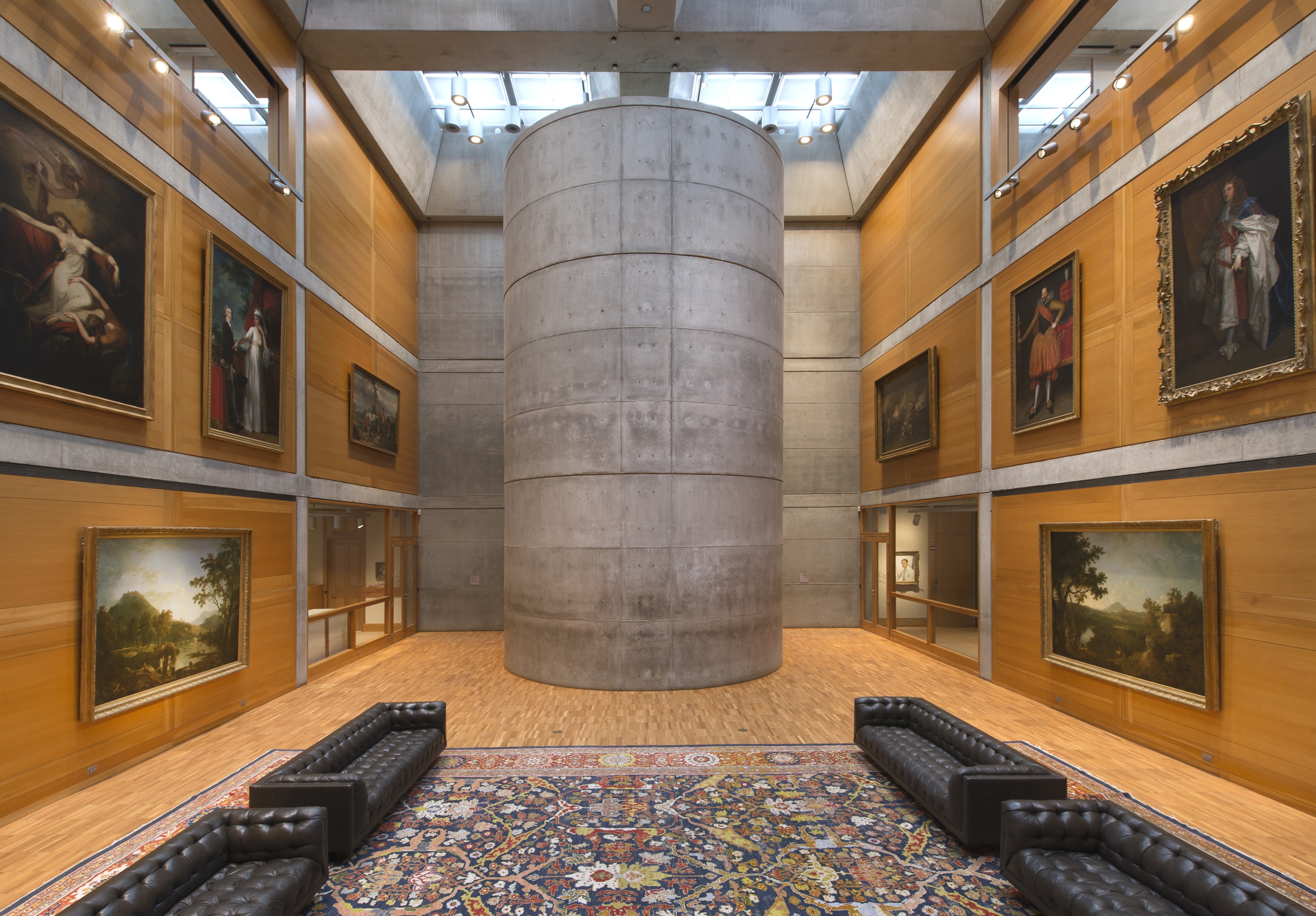 The Library Court, Yale Center for British Art. Photo: Richard Caspole