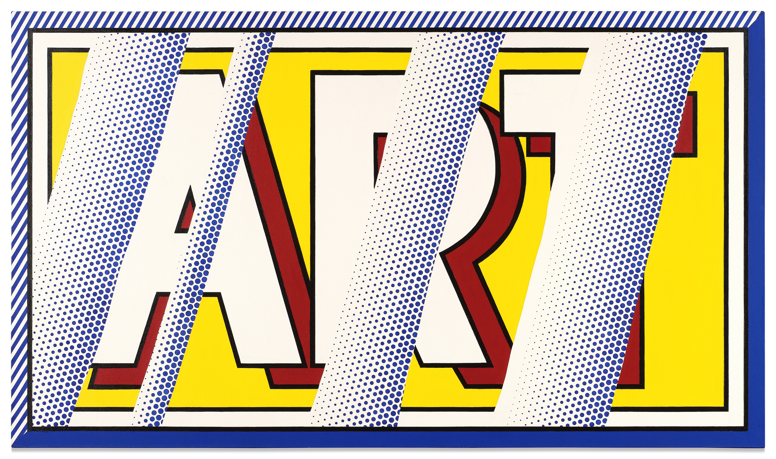 Roy Lichtenstein, Reflections: Art (1988). Photo: Courtesy of Sotheby's/Estate of Roy Lichtenstein