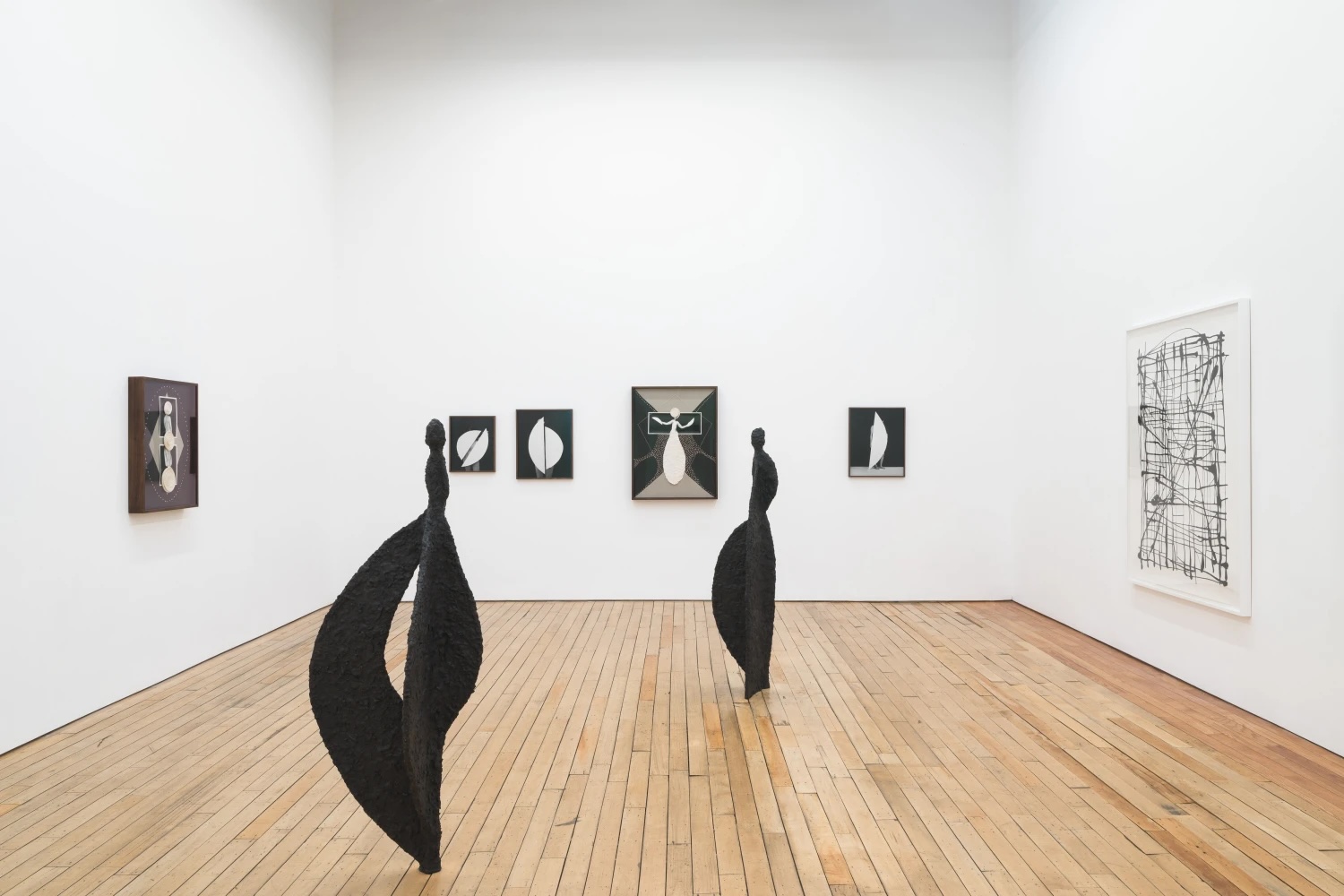 Sheree Hovsepian, installation view of Figure Ground, Uffner & Liu gallery, New York. Photo: Courtesy of Uffner & Liu