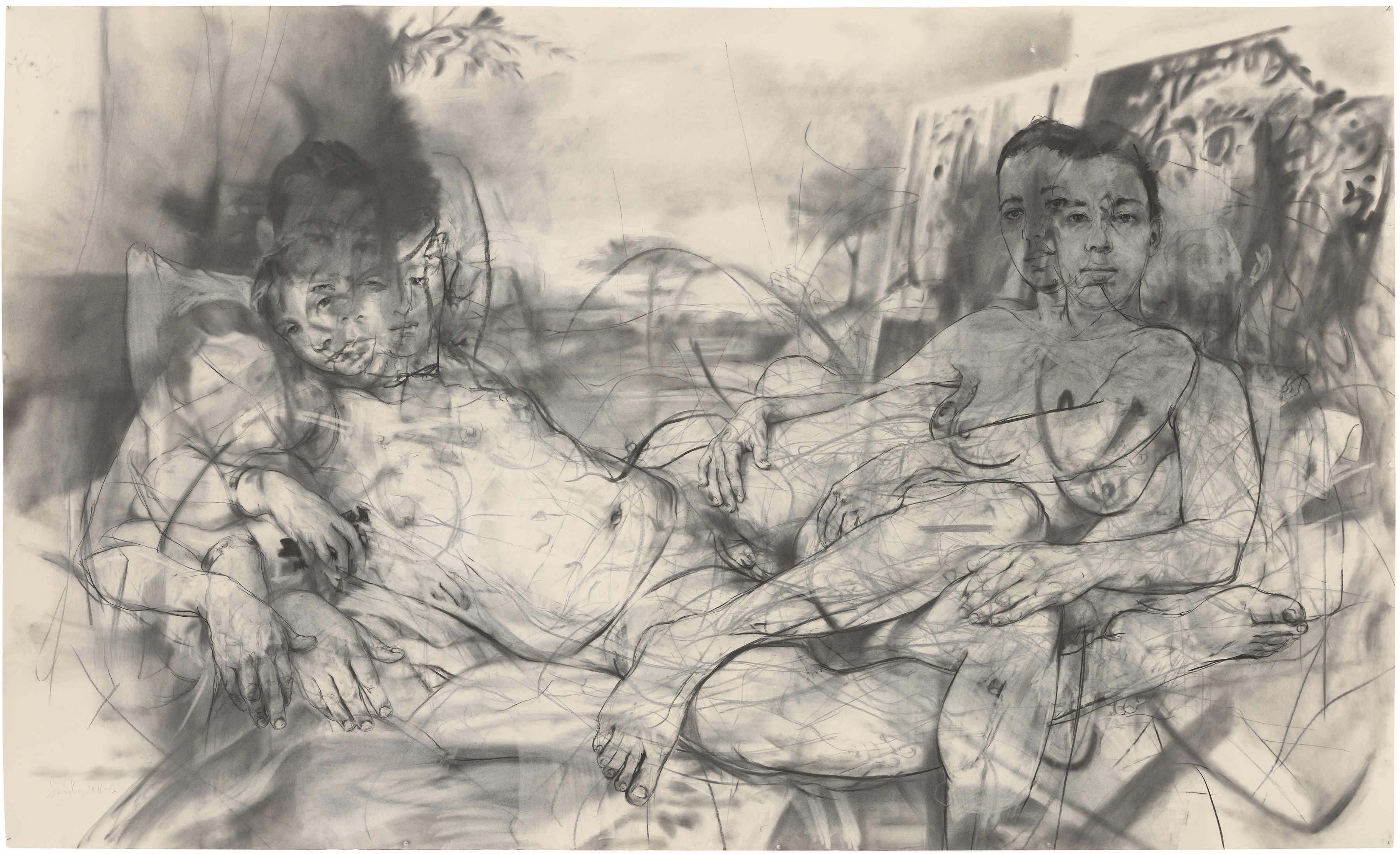 Jenny Saville, Mirror (2011-12). Photo: Courtesy of Sotheby’s