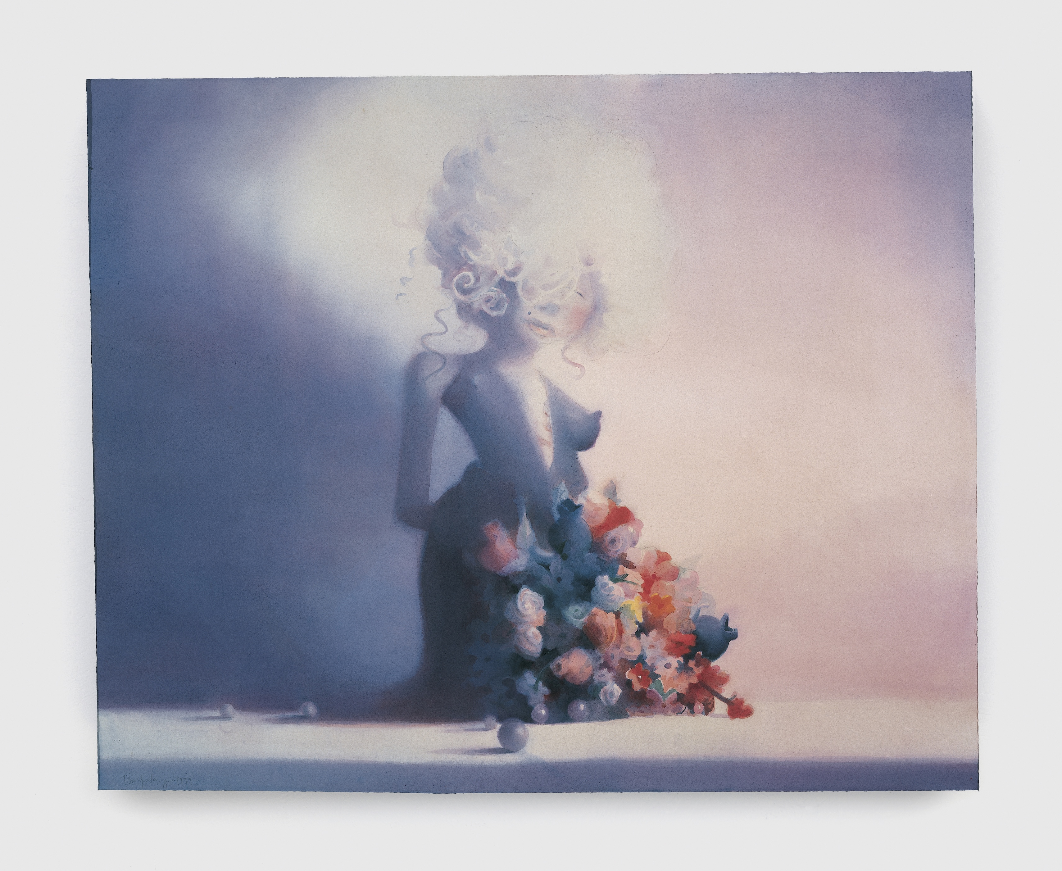 Lisa Yuskavage, Still Life Wearing a Wig (1999). Photo: Courtesy of David Zwirner