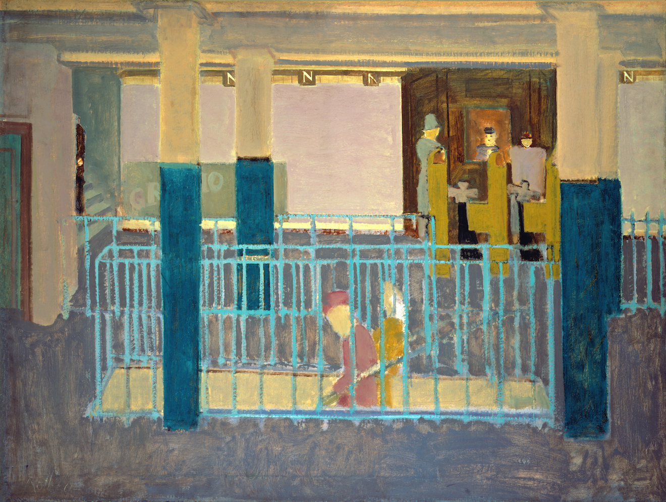 Mark Rothko, Entrance to Subway {Subway Station/Subway Scene} (1938). Photo: Courtesy of Kate Rothko Prizel & Christopher Rothko/ARS, New York.