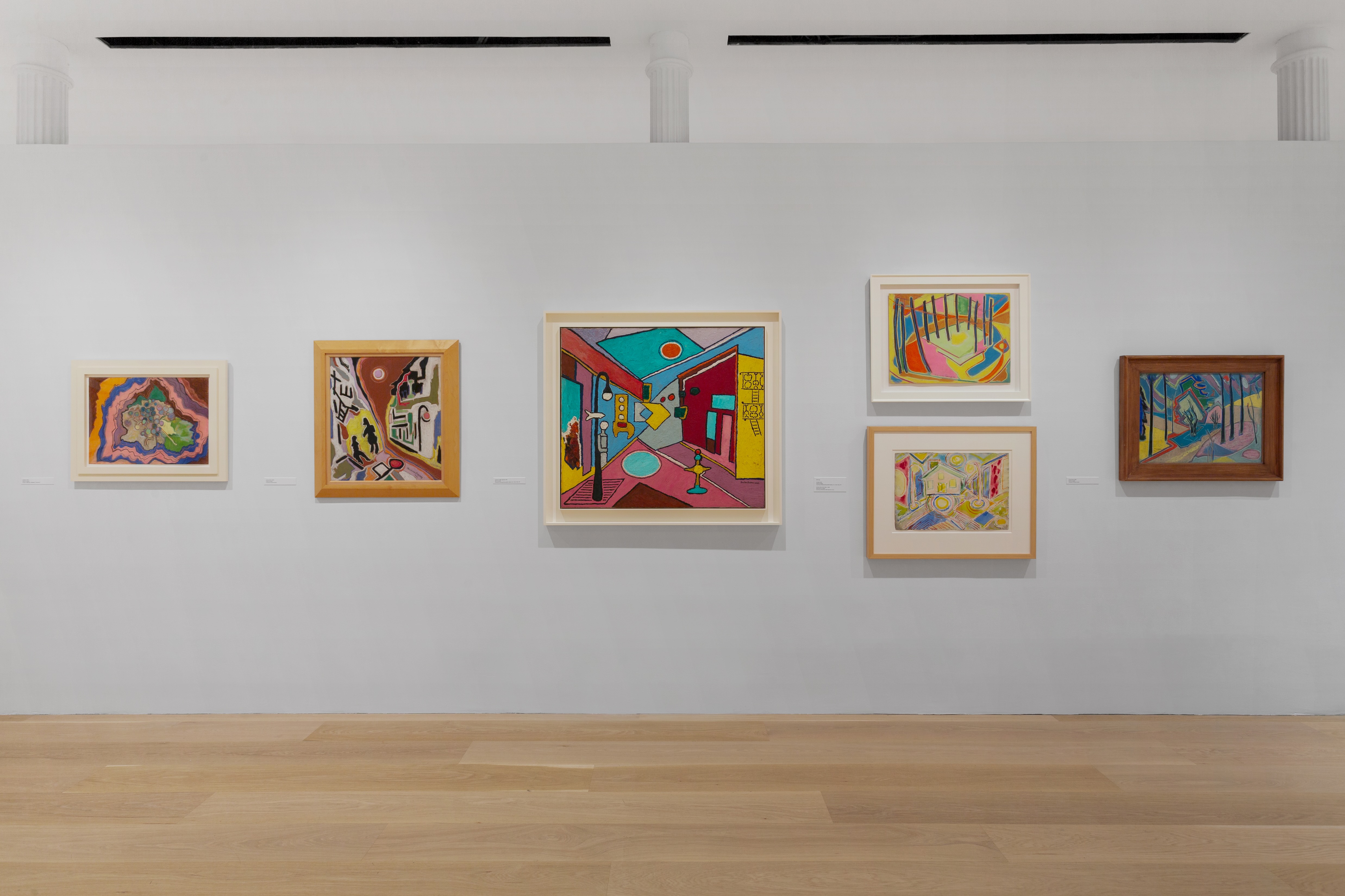 Installation view of In the Medium of Life: The Drawings of Beauford Delaney, The Drawing Center, New York. Photo: Daniel Terna/Courtesy of The Drawing Center