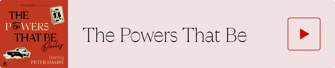 The Powers that Be Daily, Starring Peter Hamby