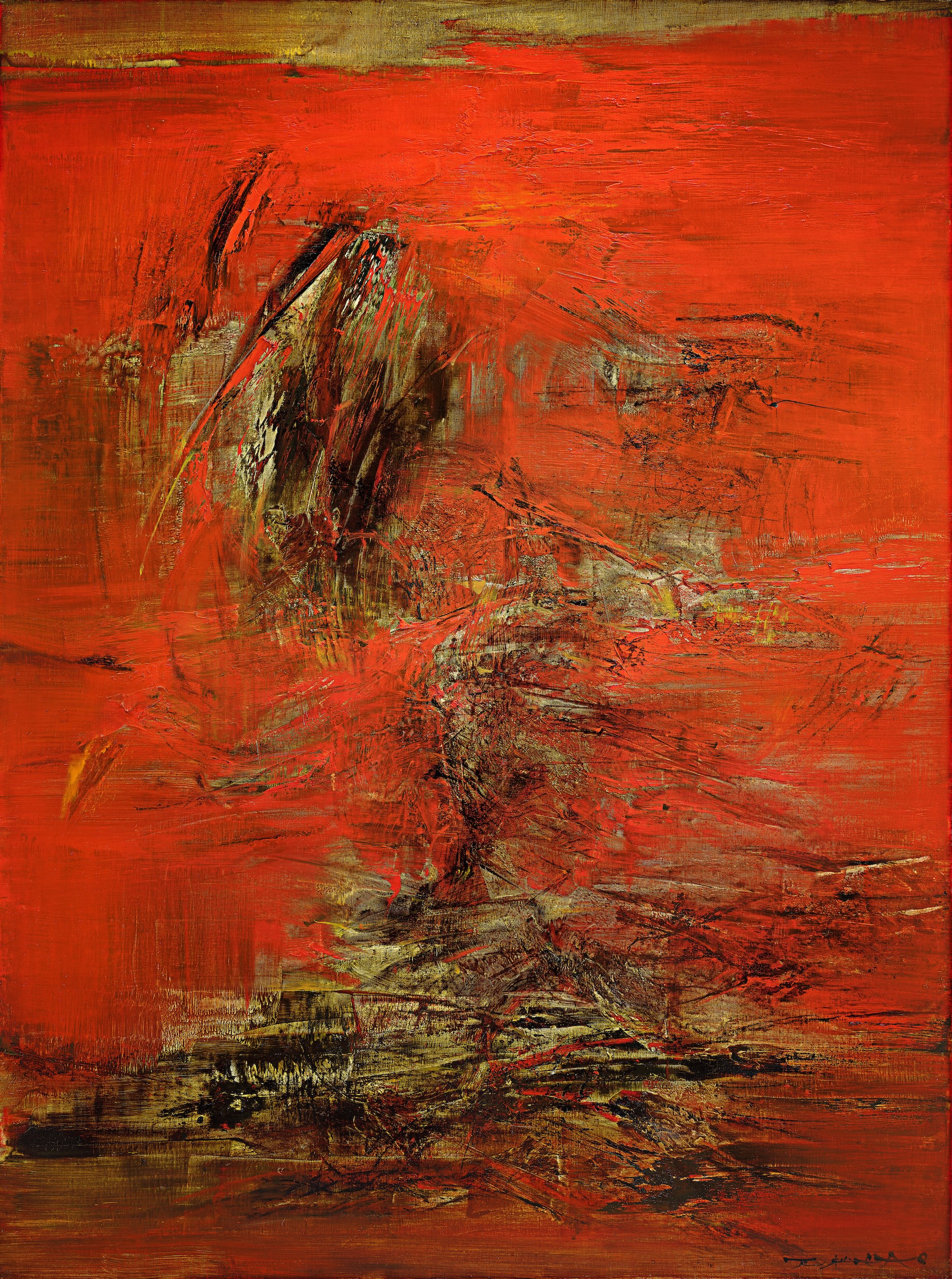 Zao Wou-Ki, 17.3.63 (1963),
estimated at HK$70 million ($9 million). Photo: Courtesy of Christie’s