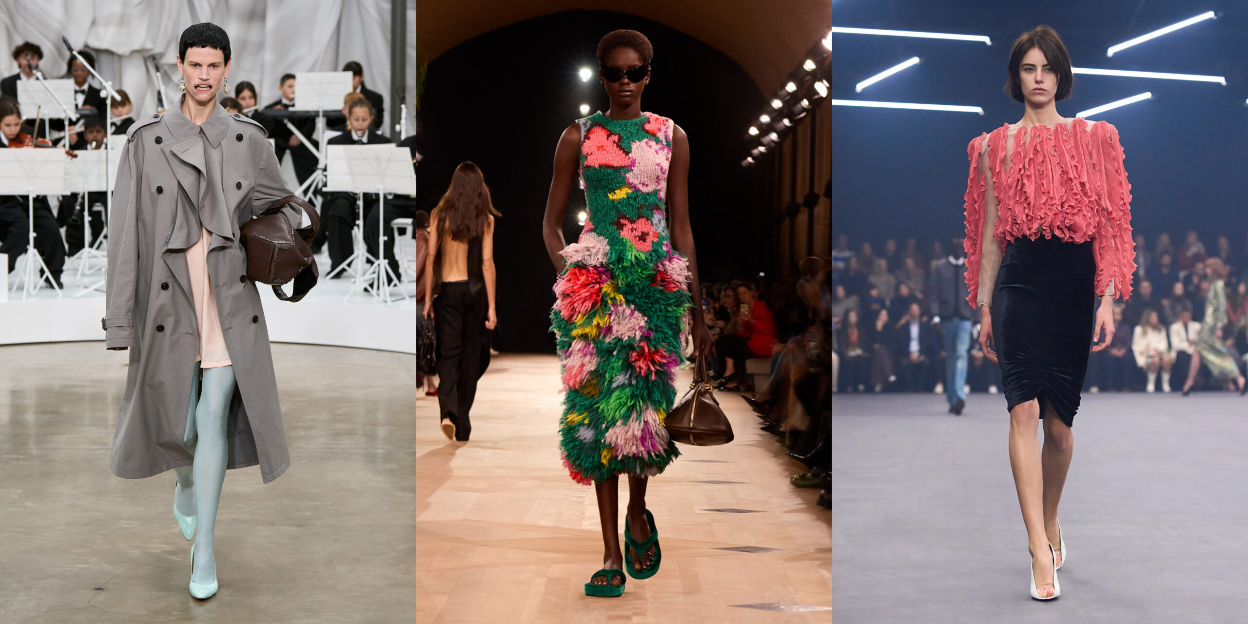 Photos: Courtesy of
Maison Margiela, Balenciaga, Valentino