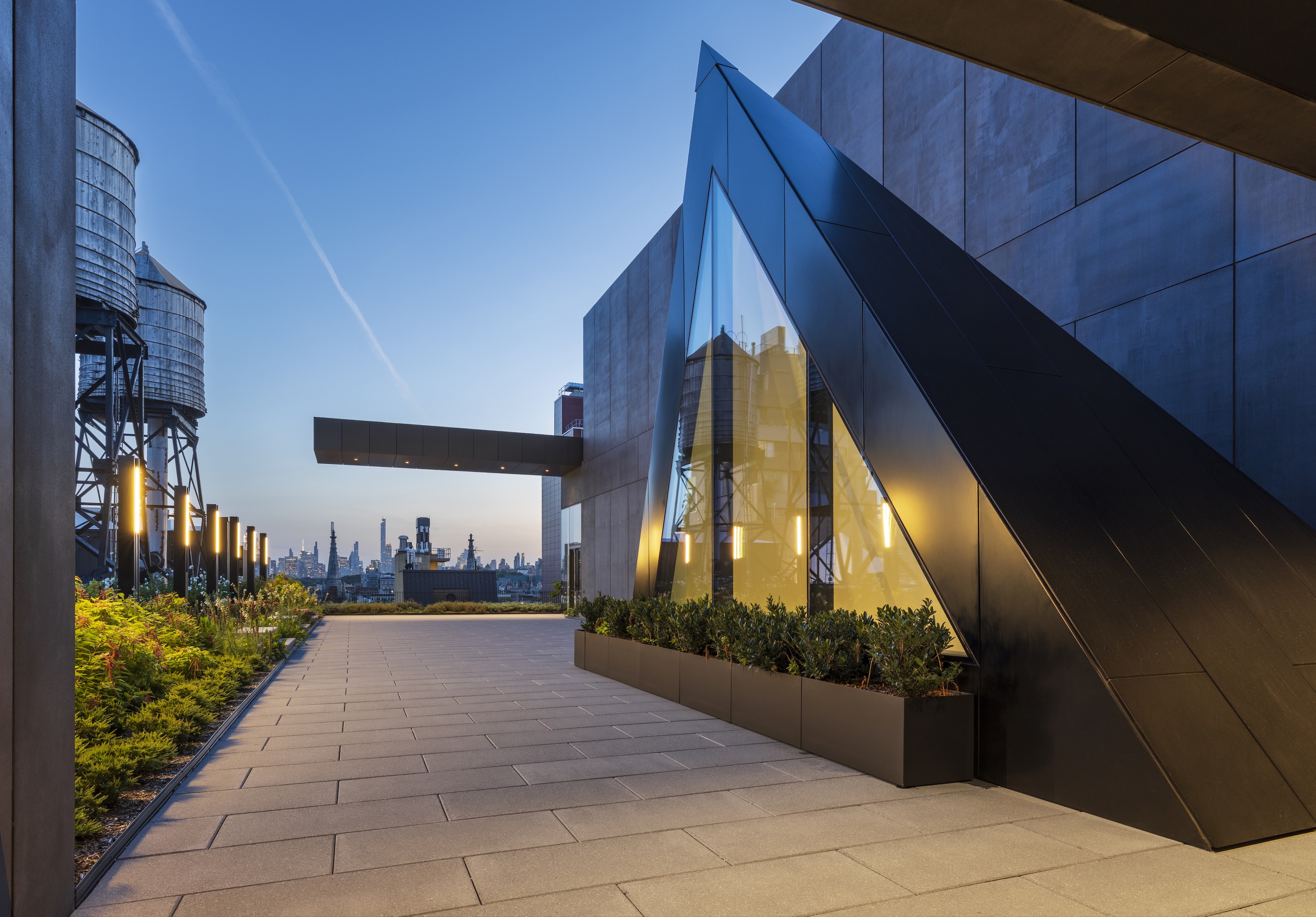 The terrace at the Studio Museum in Harlem. Photo: Albert Vecerka/Esto/Courtesy of the Studio Museum