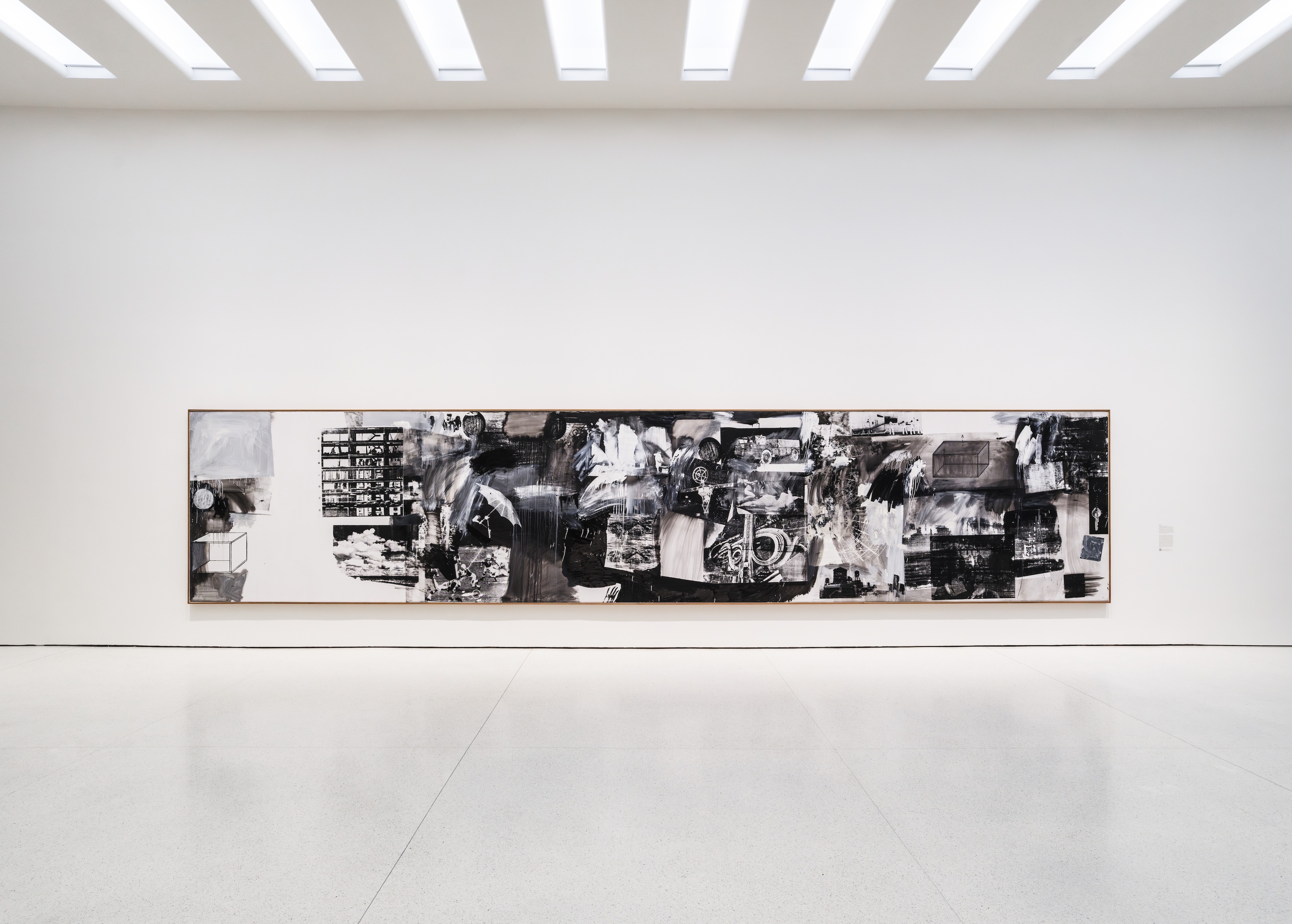 Barge (1962-63), displayed at Robert Rauschenberg: Life Can’t Be Stopped, Solomon Guggenheim Museum, New York. Photo: Ariel Ione Williams/© Solomon R. Guggenheim Foundation