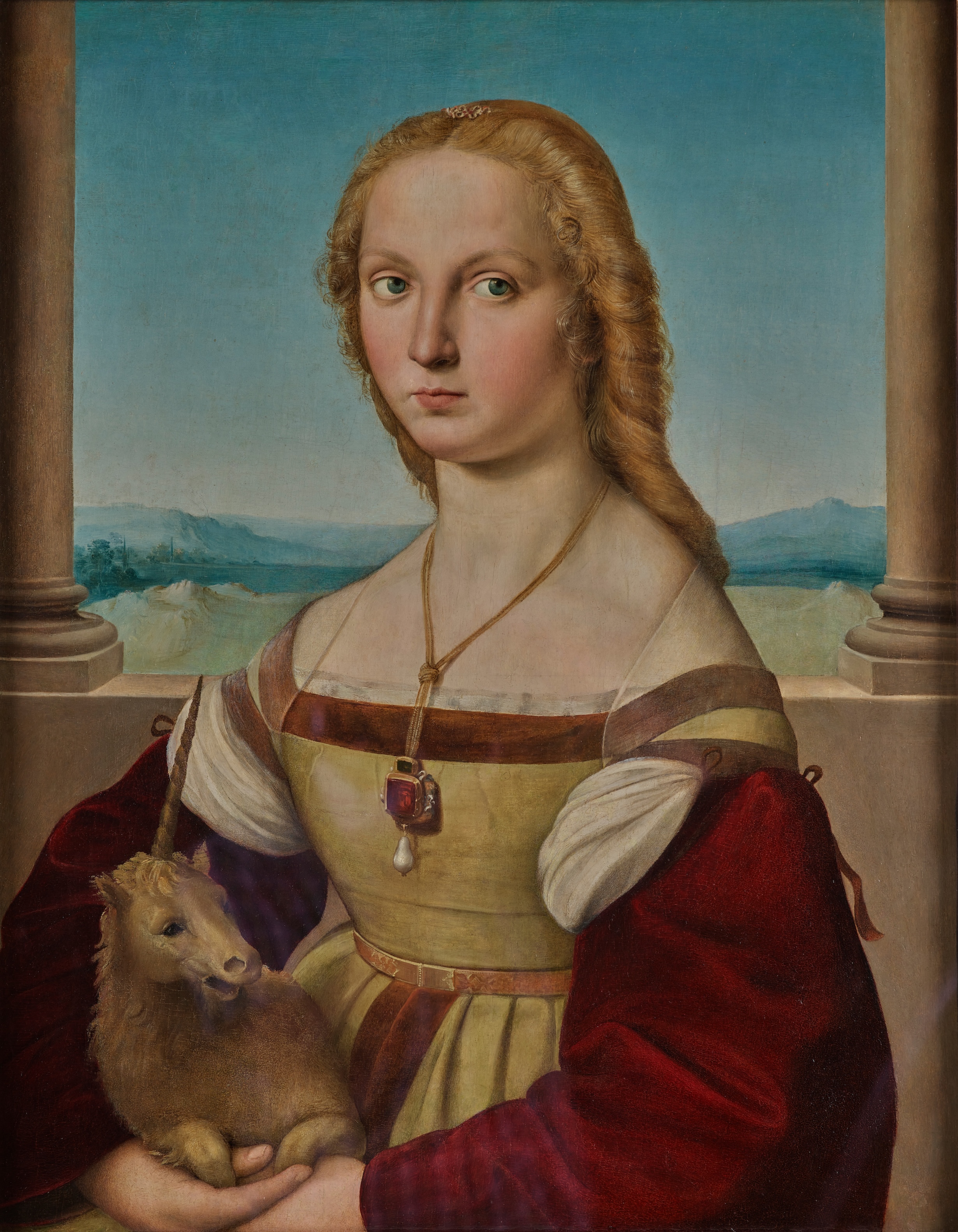 Raphael, Portrait of a Lady with a Unicorn (1505-06). Photo: Mauro Coen/© Galleria Borghese