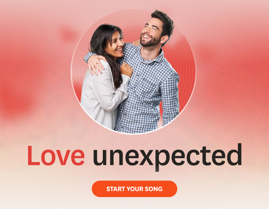 Tell your swipe-right story with an original song from Songfinch.