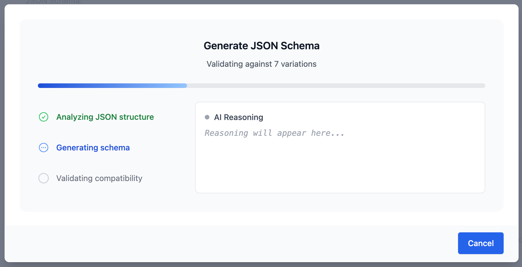 AI JSON Schema Generation