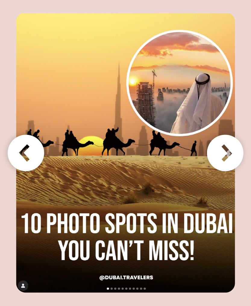 Top Dubai photo spots you can't miss