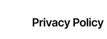 Privacy Policy