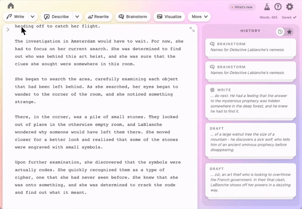 Image: https://userimg-assets.customeriomail.com/images/client-env-122253/1689057366935_Sudowrite%20-%20Write_01H51TM4YRTSF75XNB5VC7826V.gif