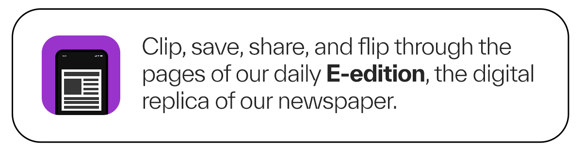 Read our daily E-edition! >