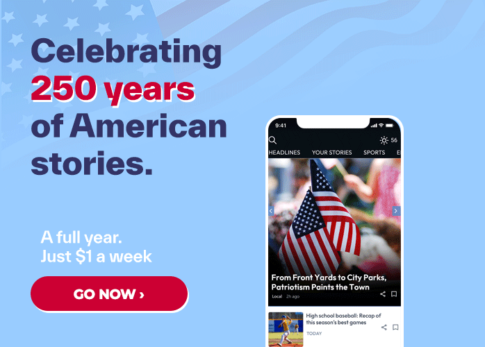 Celebrating 250 years of American stories -- $1/week for 1 year.