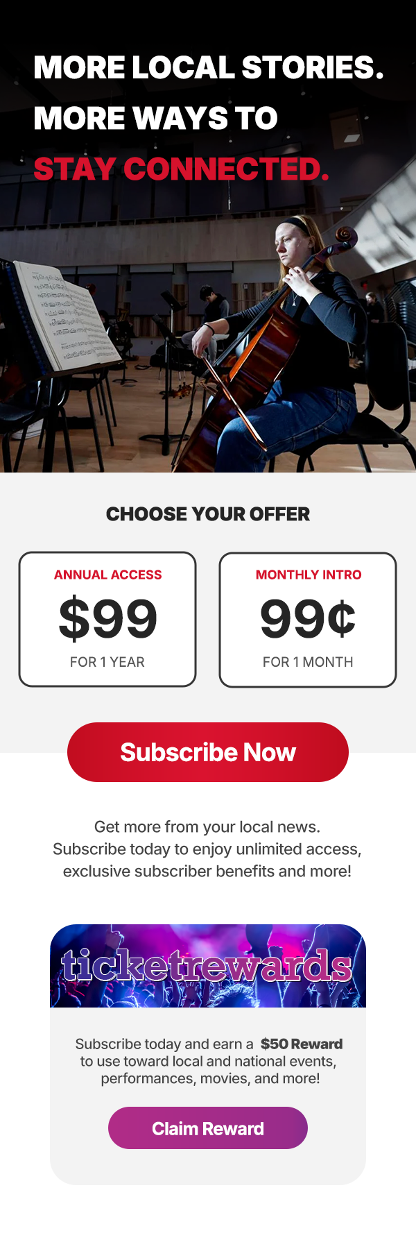 More Local Stories. More Ways to Stay Connected.