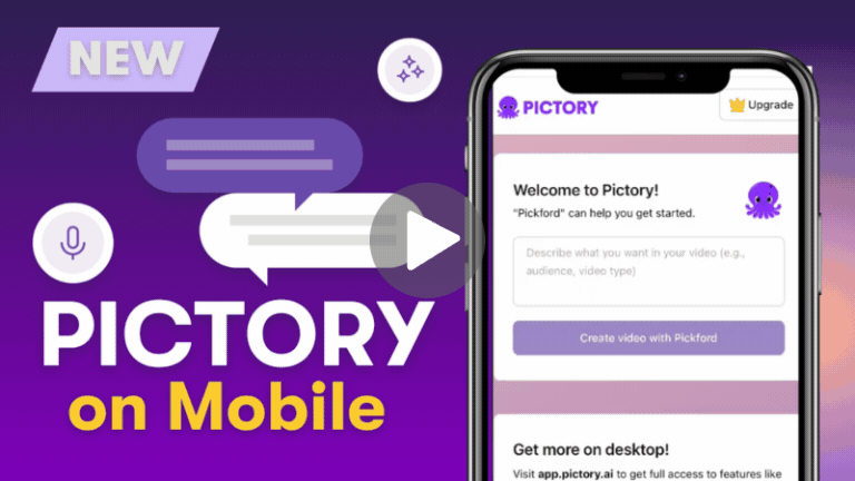 Pictory on the phone