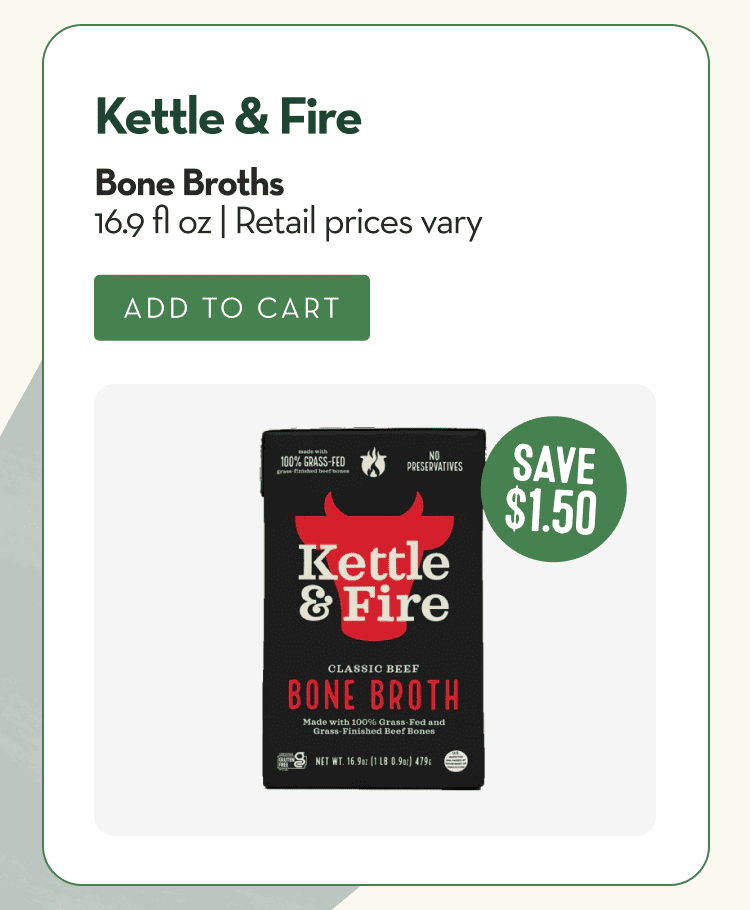 Bone Broths 16.9 fl oz | Retail prices vary 