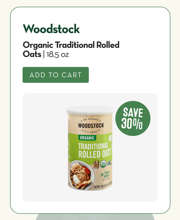 Organic Traditional Rolled Oats