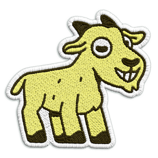 image: goat patch