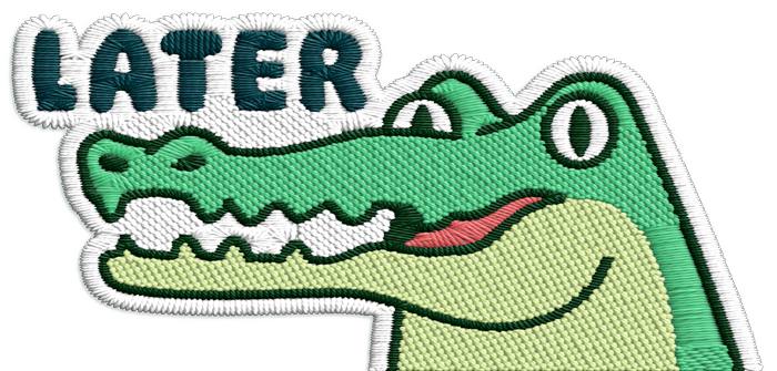 image: alligator patch