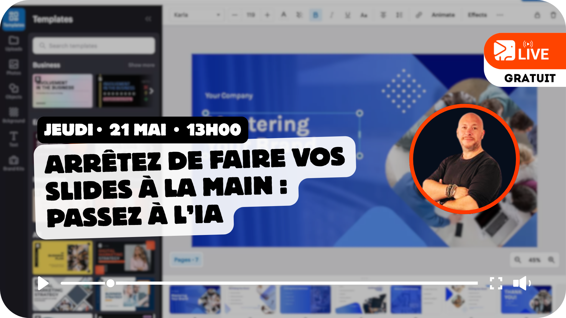 Arrêtez de faire vos slides à la main : passez à l’IA 