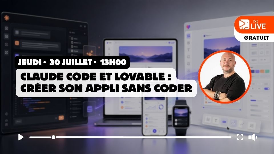 Claude Code et Lovable : créer son appli sans coder 