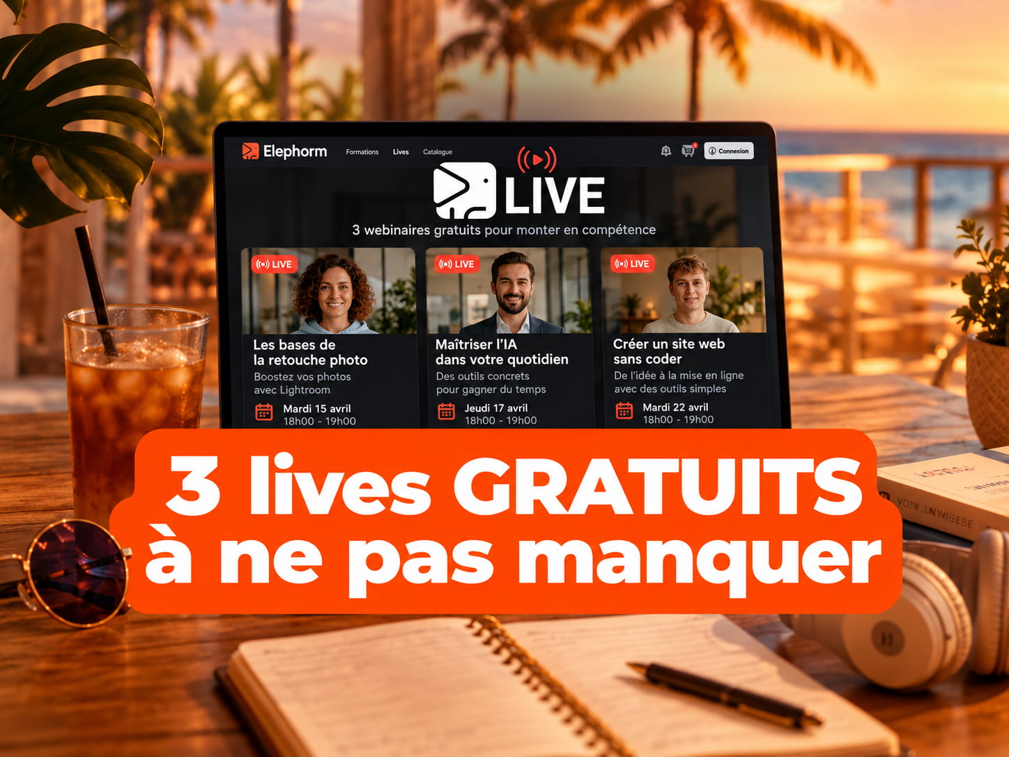 Les lives de la semaine
