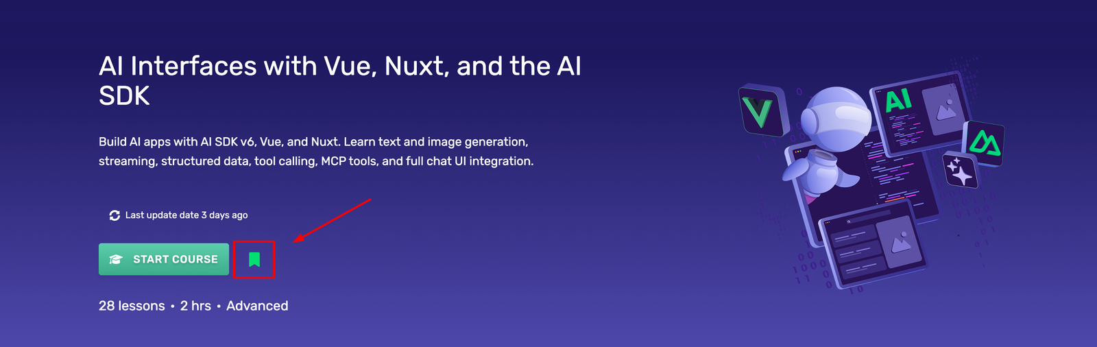 Organize your learning and stay up to date