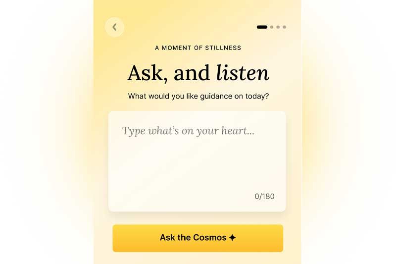 Asking a question — Ask, and listen