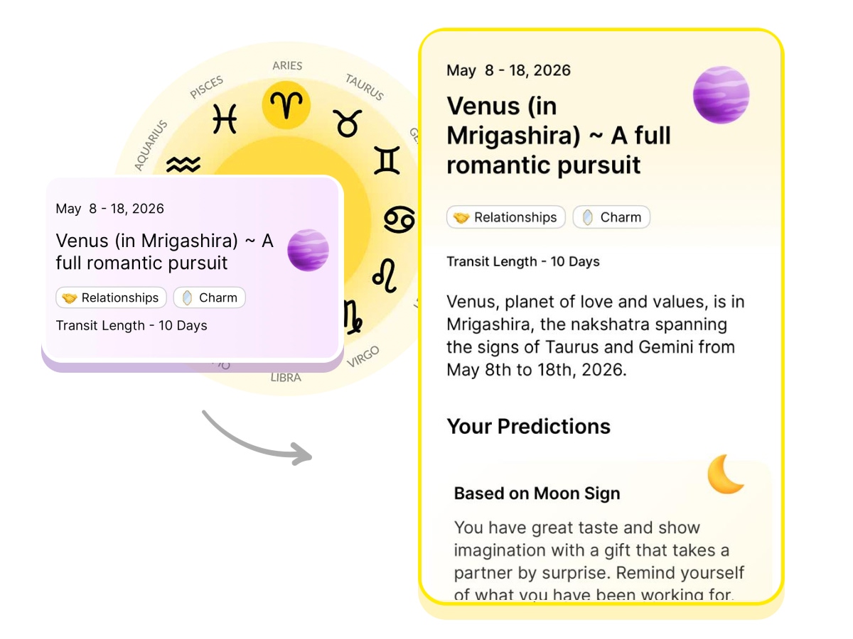 Venus in Mrigashira
