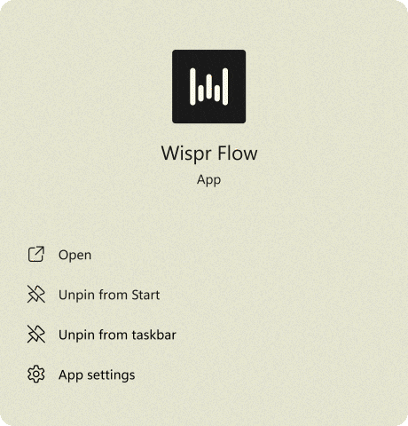 Step 1: Open Windows app