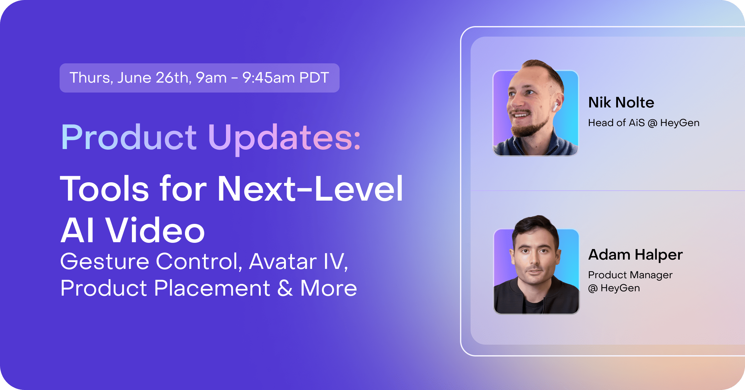 HeyGen Webinar