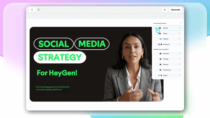 Brand Systems in HeyGen