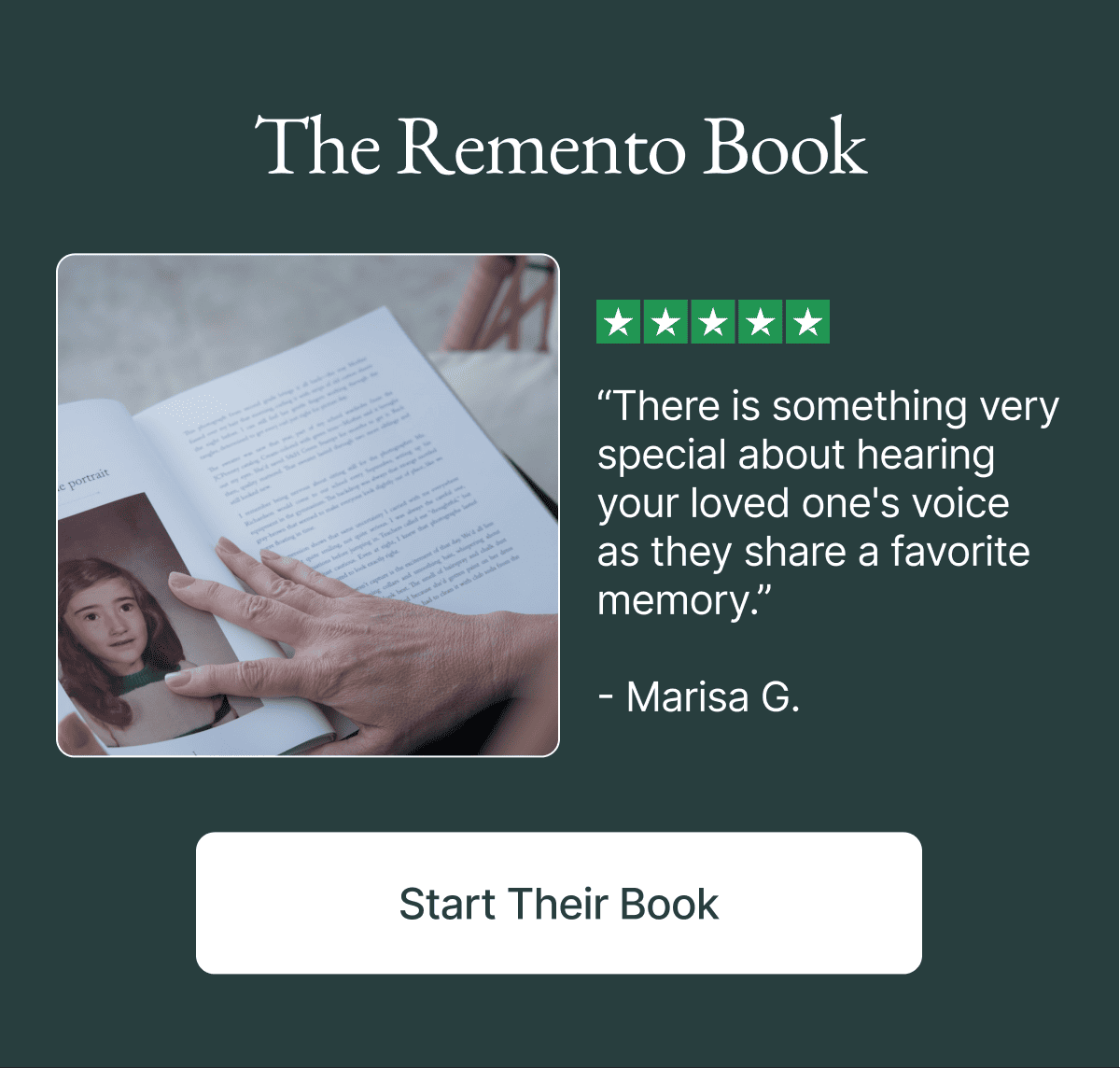 Start their book 