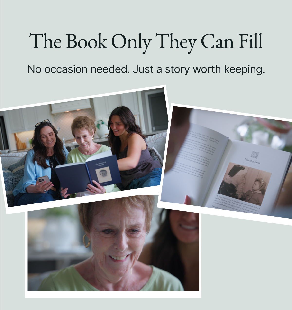 The book only they can fill