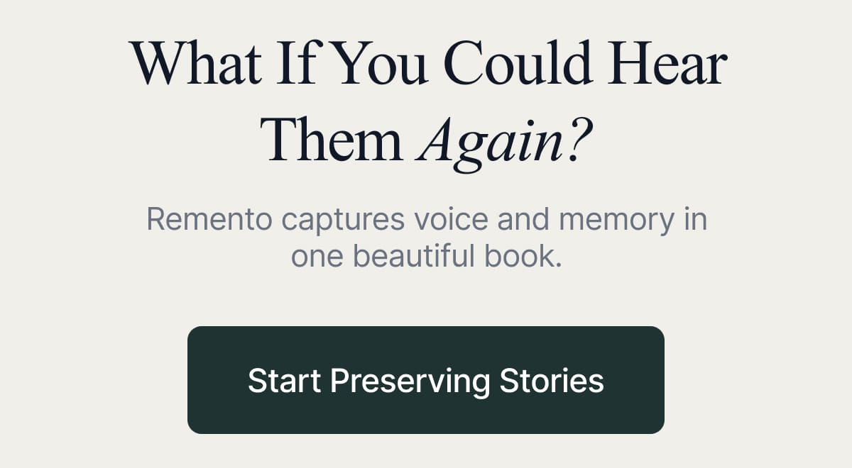 What if you could hear them again?